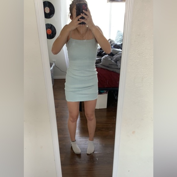 Mint green sparkly dress - Picture 1 of 8